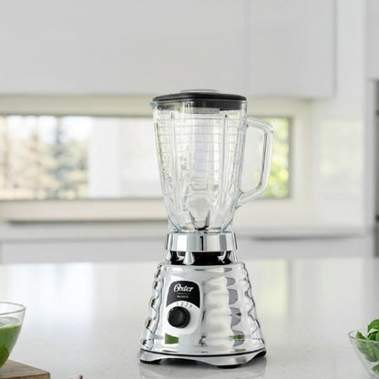 Licuadora 3 Velocidades Vaso Vidrio Clásica Cromo Oster BLST4655 (2114081)