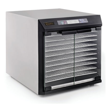 Deshidratador 10 Charolas en Acero Inoxidable Comercial con Panel Digital Excalibur EXC10EL