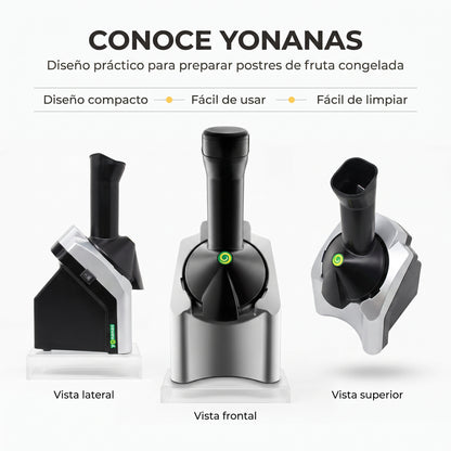 Máquina Procesadora para Helados Naturales con Fruta Congelada Yonanas Clásico 882636