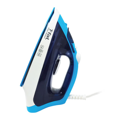 Plancha De Vapor Cerámica Easy Steam Azul T Fal Fv1940x0