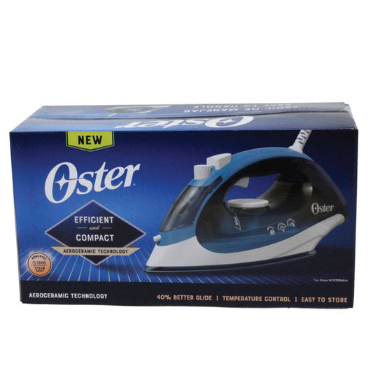 Plancha De Vapor Suela Cerámica Azul Oster GCSTBS5051-013 (2140143) (Caja de 6 Piezas)