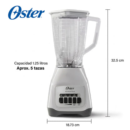 Licuadora 2 Velocidades + 2 Pulso Vaso de Plastico Blanca Oster BLSTKAP-WPB-013 (2110672)