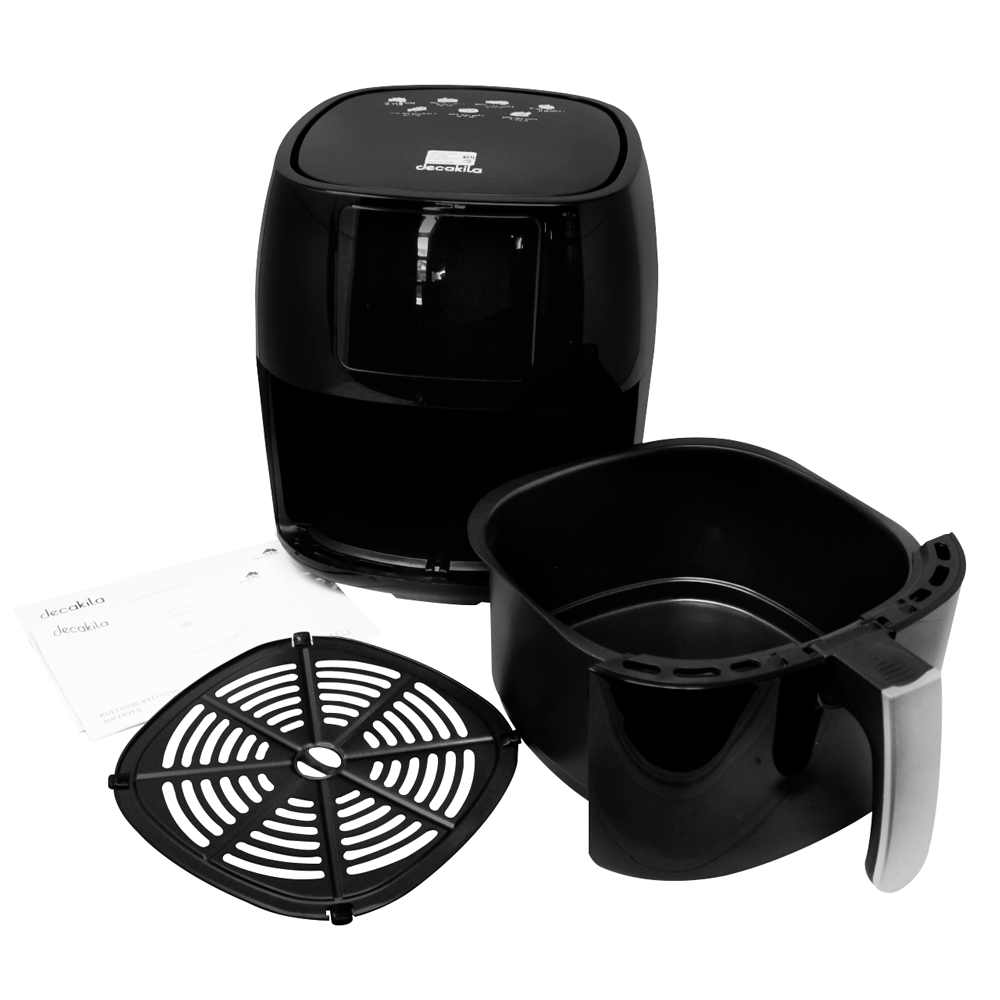 Freidora de Aire 4.5 L Panel Digital 1400 W Decakila KUEC039B