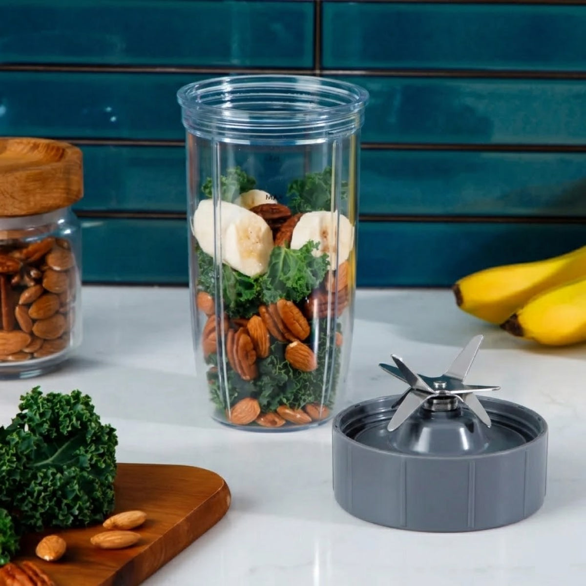 Licuadora Procesador Nutribullet 5 Pzas 600 W Plata 102580