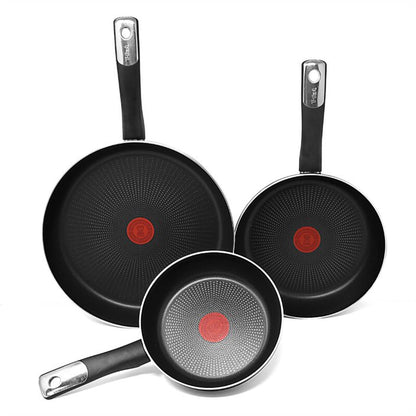 Juego de 3 Sartenes 20/24/30 cm Hard Titanium+ T-Fal C3829082