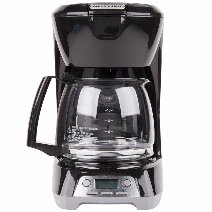 Cafetera	12 Tazas Programable Negro 43672