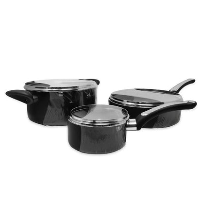 Batería de Cocina 12 Piezas New Platinum T-Fal B182SC84