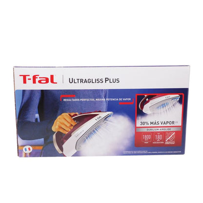 Plancha de Vapor Suela Durilium con Autoapagado Ultragliss Plus Morado T-fal FV6811X0