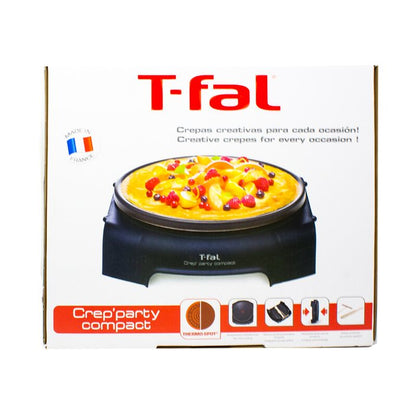 Crepera Eléctrica Crep-party Con Accesorios T-fal Py301072