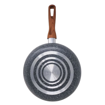 Sartén 24 Cm Antiadherente Stone Mango Madera Lamex 6645-3
